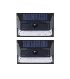 Sr58fa02a-08 Westinghouse 2x 4-1/2 X 6 Solar-powered Led Motion Sensor Wall Light - 800 Lumen