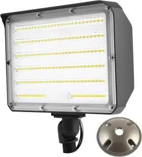 D2dgne100 Whled Dusk To Dawn Outdoor 100w Led Flood Light With Knuckle 14000lm 1000w Equivalent