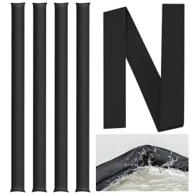 Qao-windyun-54 Windyun 4 Pcs Flood Barriers For Home Water Barrier Activated Sandless