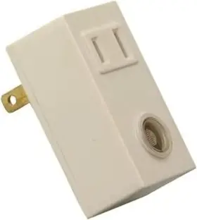 59407wd Woods 59407 White Indoor Light Control Sensor With 120 Volt