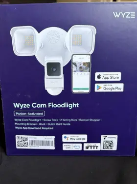 Wyzec3fl Wyze Cam Floodlight Motion-activated Outdoor Led Wi-fi Smart Home Compatible