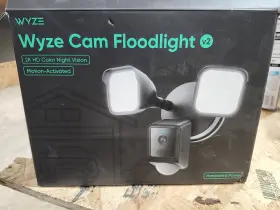 Wyzecfl32l Wyze Cam Floodlight V2 2k Hd Motion-activated Hardwired Led Wi-fi Alexa