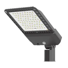 Wyzm 711221418337 300-watt 150-degree Bronze Integrated Led Parking Lot Area Light Slip Fitter To