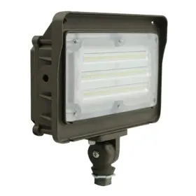 Fl50-d Wyzm 250-watt Equivalence 120-degree Bronze Integrated Led Outdoor Security With