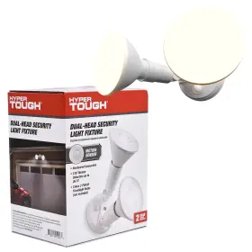 Yankon Lighting Inc. 744759693150 Hyper Tough Dual Head Hardwired Security Light 180-degree Detection Bulbs Not I
