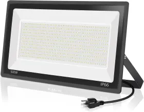 500w Yanycn 313056759731 Led Flood Light Outdoor 2750w Equivalent Super Bright Floodlight Wi