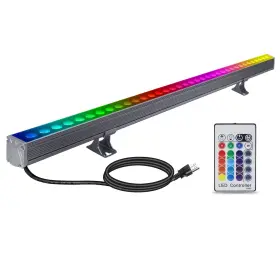 Ys-wq150 Yasotek Led Wall Washer Light With Rf Remote 144w Rgbw 5000k Landscape Linear W