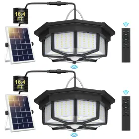 Xhy-2308 Yolovis 288 Led Solar Shed Light Indoor Outdoor Motion Sensor Pendant Daytime Work L