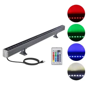Ys-ww144 Yotivki Wall Washer Light With Rf Remote Controller 144w 40ftft Linear Rgbw 5000k Dayl