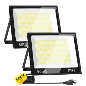 Ylf-150w-300w Yqnlifa 500w Led Flood Lights Outdoor With 10ft Power Cord 20.47in 60000lm 5000k