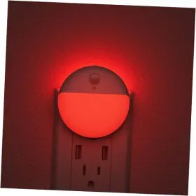 Yunlex 689323816781 2 Pack Plug In Sleep Night Light With Motion Sensor And Dusk To Dawn Red Yunlex 689323816781 2 Pack Plug In Sleep Night Light With Motion Sensor And Dusk To Dawn Red