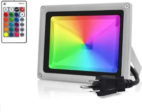100w Zeben 705353593895 Equivalent Led Color Changing Flood Lights Multi Colors Rgb Uplighting Wit