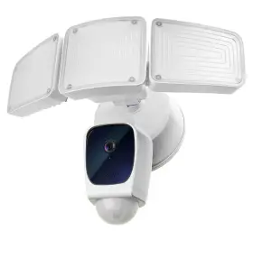 Es00780g Zone Home Security Bright Led Flood Light With 1080p Wi-fi Camera