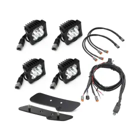 Zroadz 609579042741 Z365401-kit4aw A Pillar Led Kits 2 Light Pods And Wiring Harness Fits Ford