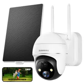 Zs-gx2s Zumimall 5mp Security Cameras Wireless Outdoor Solar Camera