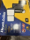 Heath Zenith HZ-7164-BK-G Led Solar Motion Sensor Flood Light, Dual Head, Black Used. Price: $57.81.