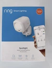 Ring Smart Lighting Spotlight Battery Motion Led 400LM Outdoor Alexa White New. Price: $39.98.