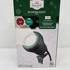 Holiday Time - Red Green Led Floodlight Christmas Indoor Outdoor 4 Ft Cord New. Price: $8.95.