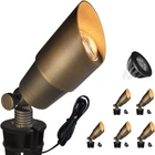 Brass Landscape Spotlights, 6 Pack Outdoor With 5W Aluminum Housing New. Price: $259.99.