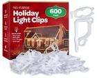 Sewanta All-purpose Light Clips Holder Set Of 600 Christmas Hooks Open. Price: $19.77.