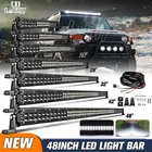 Dual Row 15/20/24/28/33/48" Led Light Bar Spot+flood Offroad Driving 4WD W/wire New. Price: $46.89.