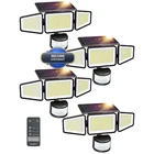 Ensenior Solar Motion Lights Outdoor 228 Led Security Remote New. Price: $67.48.