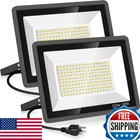 Yanycn 2PK 50W Led Flood Light Outdoor, 3000K Warm White, 7500LM Super Bright New. Price: $93.08.