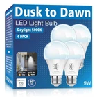 4 Pack Dusk To Dawn Led Outdoor Bulb, 5000K-DAYLIGHT New. Price: $29.26.
