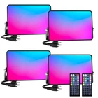 Led Rgb Flood 60W 600W Equiv Outdoor Stage Lights Remote IP66 4 Pack New. Price: $97.46.