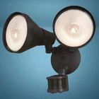 Dualux Bronze Head Motion Sensor Wall Mount Outdoor Security Flood Light New. Price: $52.25.