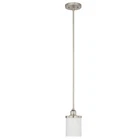 Sunset 1-LIGHT Mini Pendant Bright Satin Nickel F21010-80-60W New. Price: $49.99.