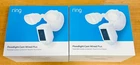 (2 Pack) Ring Floodlight Wired Plus Outdoor Surveillance Camera- White New. Price: $289.99.