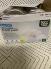 Commercial Electric Dusk To Dawn Sensor White Twin Head Led Flood Light New. Price: $33.09.