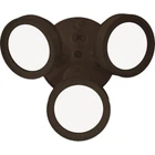 (2)-HALO Lumen Selectable Bronze Triple Head Led Floodlight FIXTURE.TGS3S403FRRB New. Price: $173.98.
