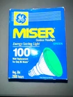 Miser Vintage Outdoor Green Floodlight Bulb 85 Replaces 100 Watts New. Price: $7.99.