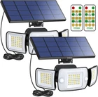 Solar Flood Lights Pack, 1200LM Motion Sensor, Waterproof For Garden Security New. Price: $116.99.