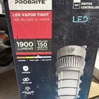 Probrite Vapor-tight Sand Blast Gray Outdoor Integrated Led Area Light New. Price: $47.50.