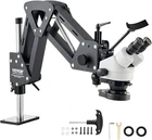 Vevor Adjustable Multidirectional Microscope 7-45X Magnification Led Ring Light Used. Price: $184.00.