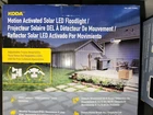 Koda Motion Activated Solar Led Floodlight Model: LM030481-1 New. Price: $45.00.