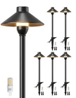 Partphoner Low Voltage Landscape Lighting 6-PACK, Aluminum 12V 6PACK, Black New. Price: $138.56.