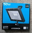 Nib Hyperikon Flood Light Led 5000K Crystal White Glow FL-50W-505 Open. Price: $40.00.
