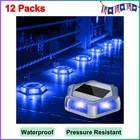 Solar Dock Lights Driveway Deck - 12 Pack Waterproof Outdoor Led Aluminum New. Price: $87.49.