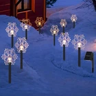 10 Pcs Solar Christmas Pathway Lights Snowflake Garden Decorative Stake Light... New. Price: $43.91.