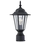 Outdoor Post Lights, Lamp Fixture With E26 Socket, Pia Ricco 17401BK Open. Price: $44.99.