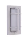 Textured White One Light Outdoor Bulkhead From The Rectangular New. Price: $117.00.