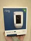 New Ring Spotlight Cam Pro Advanced Outdoor Wireless Battery 1080P. Price: $107.00.