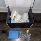 Ring Floodlight Motion Activated Security Camera Wi-fi 1080P White Open Box. Price: $90.00.