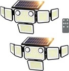 6000LM Solar Lights Outdoor Waterproof, Heads Flood With New. Price: $50.95.