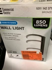 Commercial Electric 850 Lumens Led Bronze Dusk Dawn Half Moon Wall Pack Light Open. Price: $14.99.