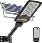 Engrepo Solar Street Lights Outdoor, 15000LM IP67 Waterproof Flood Black New. Price: $83.23.